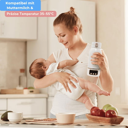 JOLLY MINO kaasaskantav piima- ja veesoojendaja 500 ml, valge