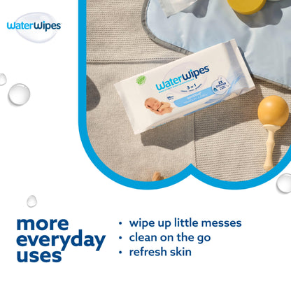 WaterWipes Sensitive+ niisked salvrätikud beebidele, 60 tk