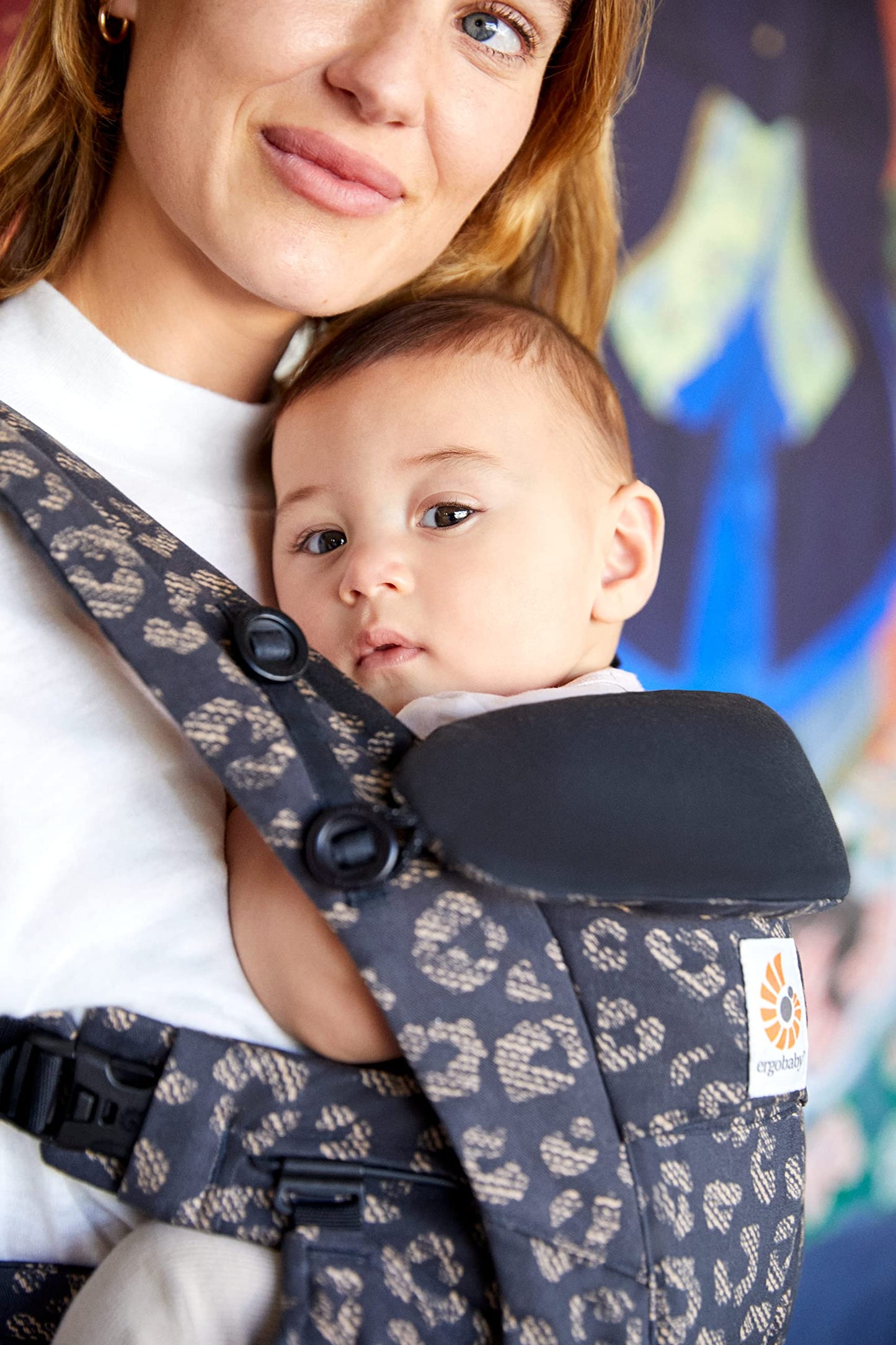 Ergobaby Omni Dream 4-ühes kandekott vastsündinule, SoftTouch puuvill, Black Leopard