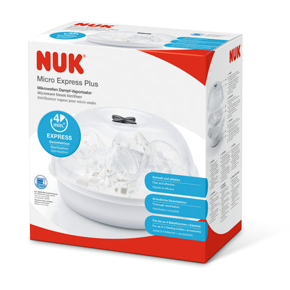 NUK Micro Express Plus mikrolaine sterilisaator lutipudelitele