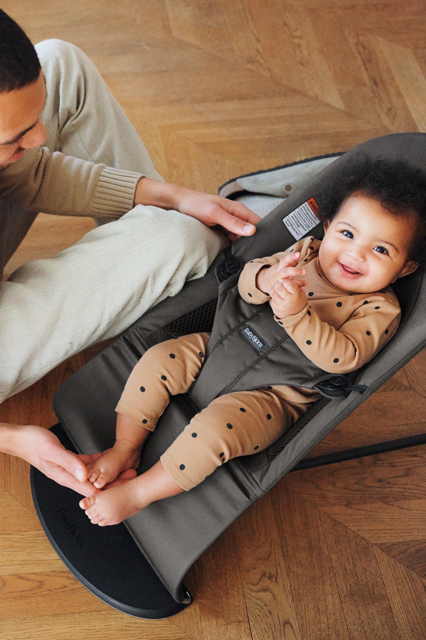 BabyBjörn Bouncer Balance Soft beebikiik, tumehall