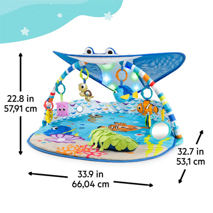 Bright Starts Disney Baby Finding Nemo Mr. Ray mängumatt ja aktiivsuskeskus
