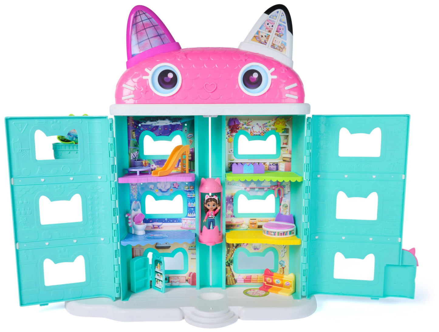 Gabby’s Dollhouse: The Movie suur nukumaja koos figuuri ja aksessuaaridega