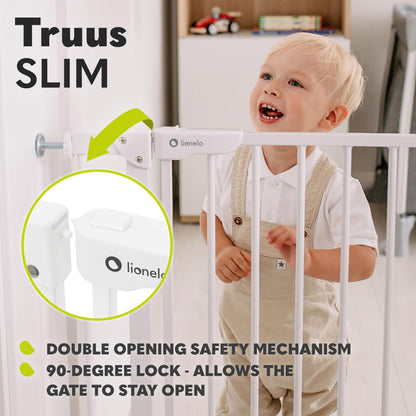 Lionelo Truus Slim turvavärav 75–105 cm, puurimiseta paigaldus