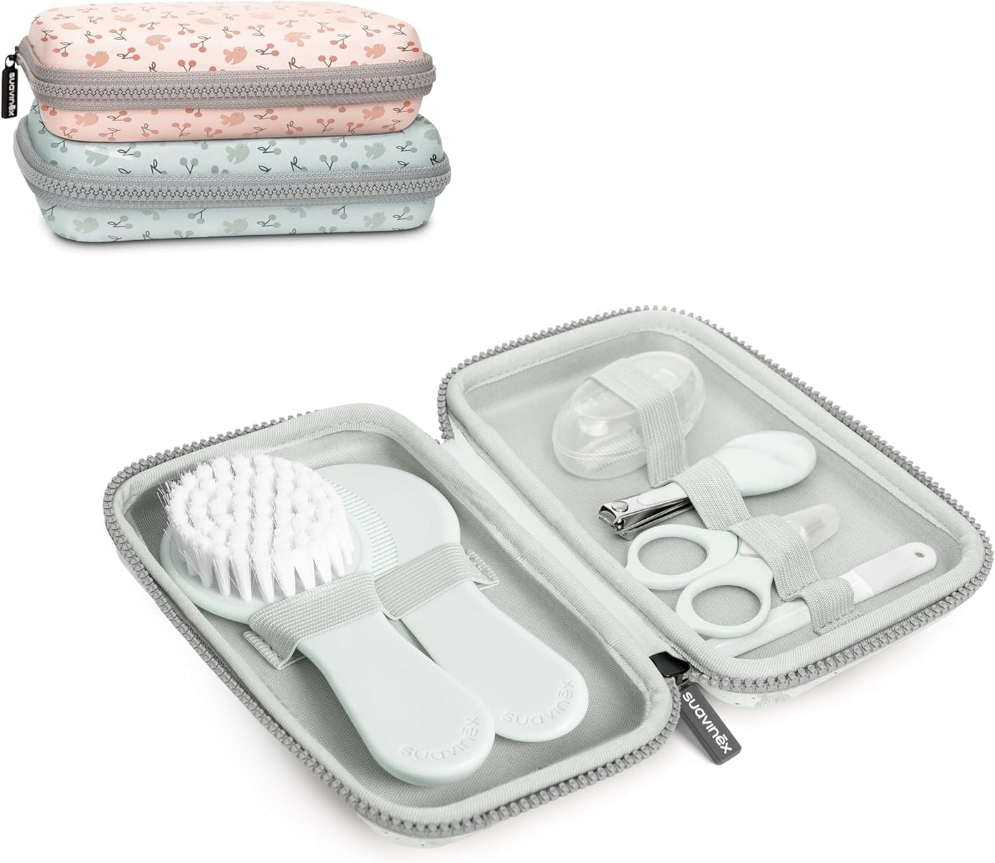 Suavinex beebi hoolduskomplekt 6-osaline, roosa