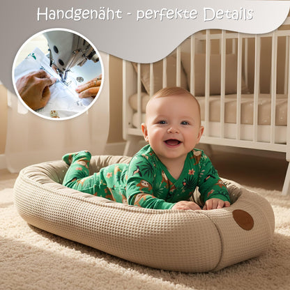 Totsy Baby beebipesa Baby Nest Pod, 90 × 50 cm – Deer Brown