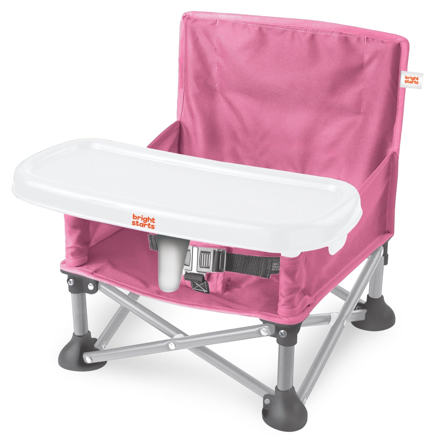 Bright Starts Pop ’N Sit kaasaskantav tool, roosa (6 kuud–3 a)