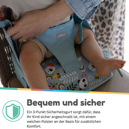 Nuby kaasaskantav reisitool 6-36 kuud, kokkupandav, veekindel, mitmevärviline