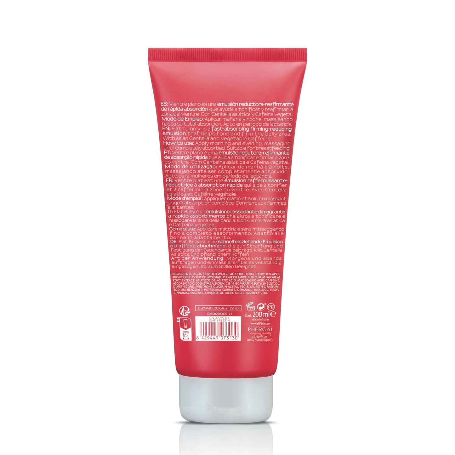 E'LIFEXIR Vientre Plano kõhukreem 200 ml