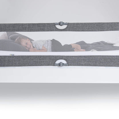 hauck Sleep N Safe Plus XL voodipiire, hall, 150 x 50 x 44 cm, 18 kuud kuni 5 aastat