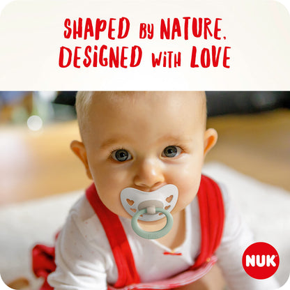 NUK Signature Day & Night lutt 6–18 kuud, helendav, 4 tk
