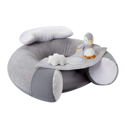 Nuby Penguin Sit-Me-Up täispuhutav iste mängualusega, 6+ kuud