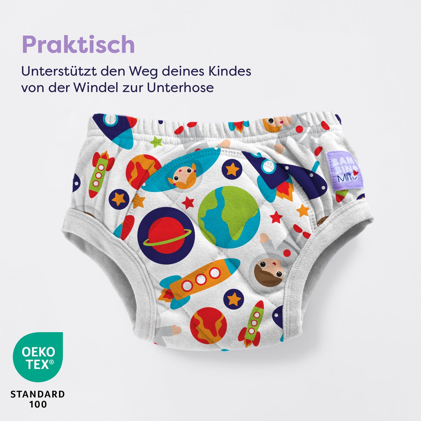 Bambino Mio potitreeningu püksid, kosmos, 3+ aastat