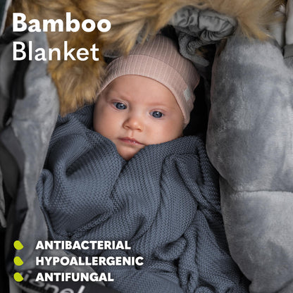 Lionelo bambusest beebitekk 100×75 cm, 100% puuvill, antibakteriaalne ja hüpoallergeenne, beež