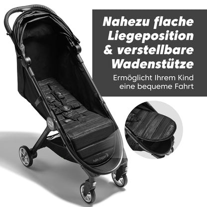 Baby Jogger City Tour 2 kergkäru, must, ühe käega kokkupandav
