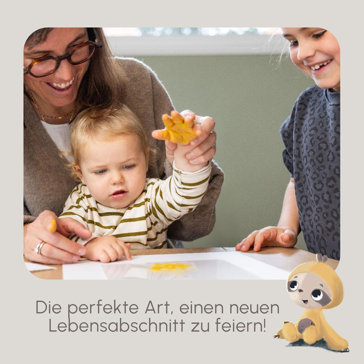 Tiny Love perheen kädenjälkisetti Tiny Creations, läpinäkyvä, 3333166041