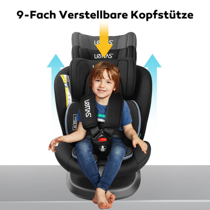 LETTAS I-Size 360° pööratav turvatool 40–150 cm (0–36 kg)