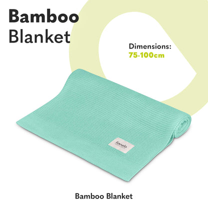 lionelo musliintekk Bamboo Baby Blanket 100 x 75 cm, münt