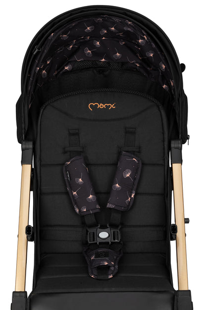 MoMi Estelle Plus Light kergkäru, must, kuni 22 kg