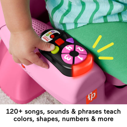 Fisher-Price Laugh & Learn Smart Stages õppetool (EN/DE/FR), 6–36 k, roosa