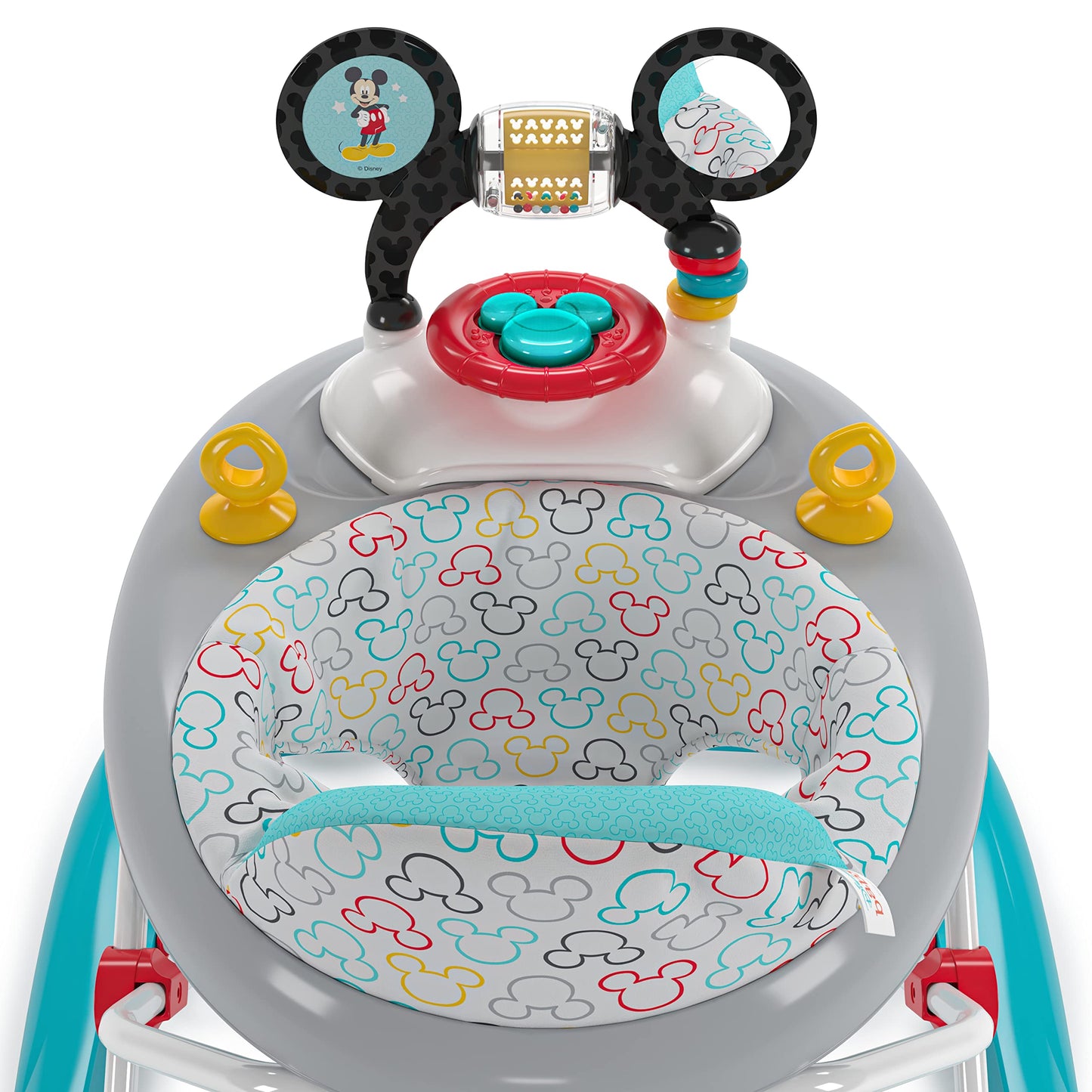 Bright Starts Disney Baby Mickey Mouse 2-ühes mängu- ja kõndimistugi, sinine, mudel 12824
