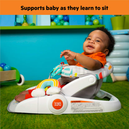 Bright Starts Learn-to-Sit beebi põrandaiste mänguasjadega, 4–12 kuud, Playful Paradise