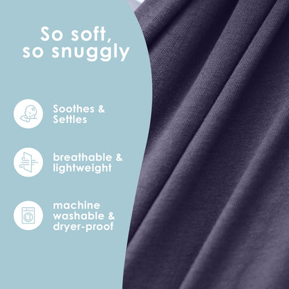 Sleepy Wrap beebikandelina vastsündinule kuni 15 kg, tumesinine