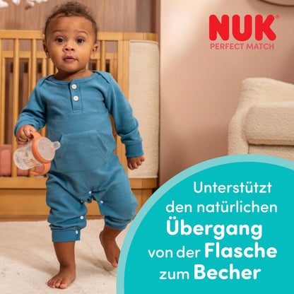 NUK Perfect Match harjoittelumuki Mikki Hiiri, 6+ kk, 150 ml, beige (Greige)