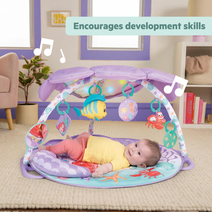 Bright Starts Disney Baby The Little Mermaid muusikaline mängumatt valgustega