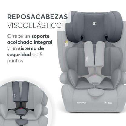 KikkaBoo i-PASS i-Size turvatool 9–36 kg (76–150 cm), hall