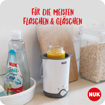 NUK Thermo 3in1 -pullonlämmitin, valkoinen, EU-pistoke