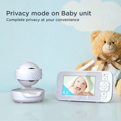 Hubble Nursery View Select 4,3" beebimonitor kaameraga