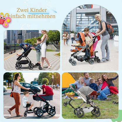 BugyKido universaalne istmega seisulaud lapsevankrile, kuni 25 kg