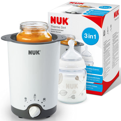 NUK Thermo 3in1 -pullonlämmitin, valkoinen, EU-pistoke