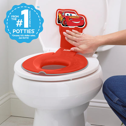 Bright Starts Disney Cars Pikne McQueen Flip & Sit potitreeningu WC-iste