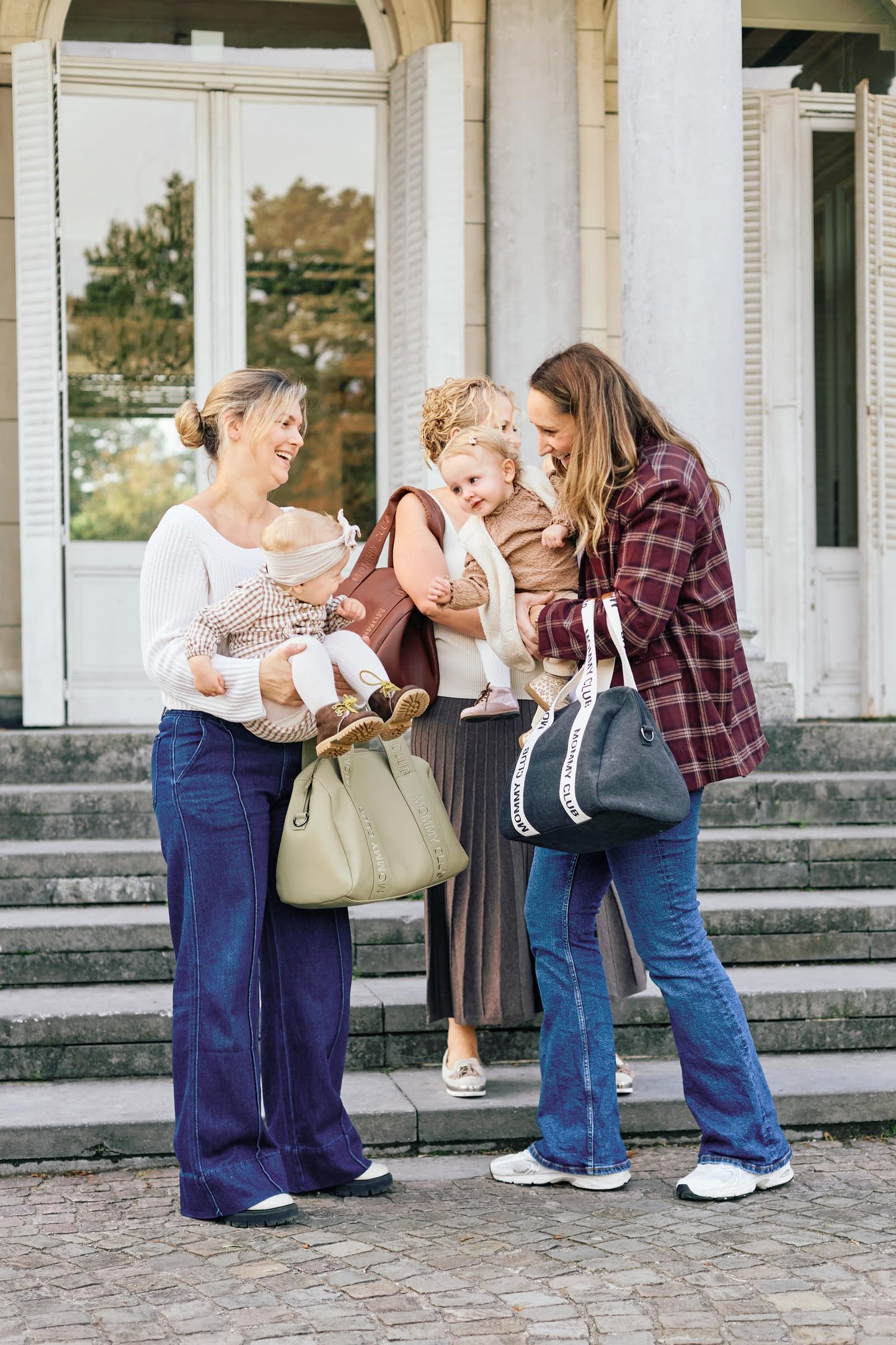 Childhome Mommy Club vegan-nahast mähkmekott, roheline