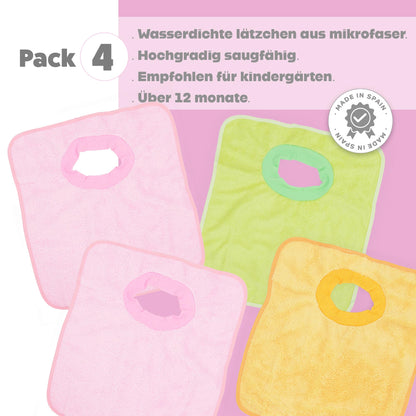 Ti TIN veekindlad froteest beebipõlled 4 tk, 33 x 36 cm, sinine, 6-18 kuud