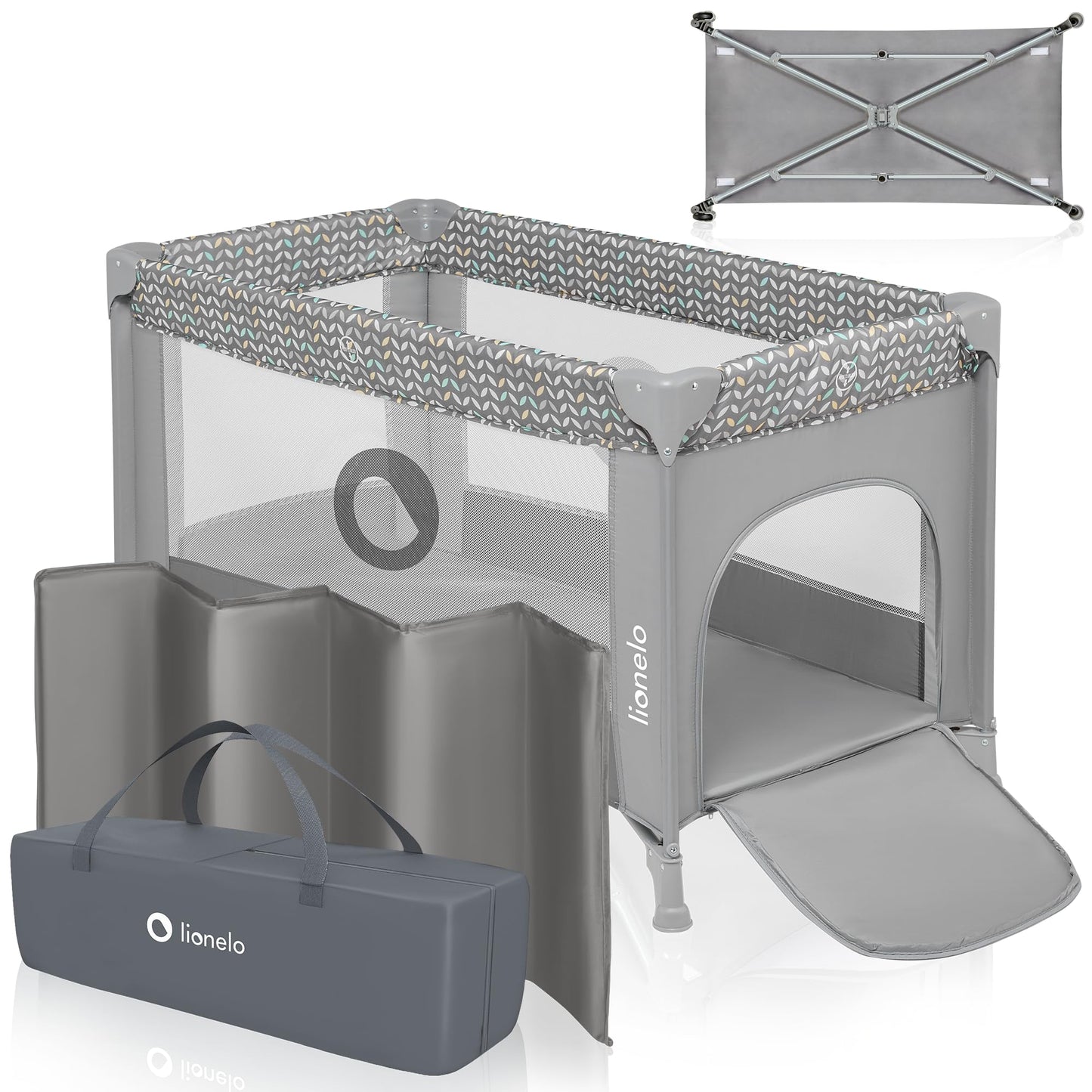 Lionelo Stefi reisivoodi beebile, hall, LockGuard, kuni 15 kg