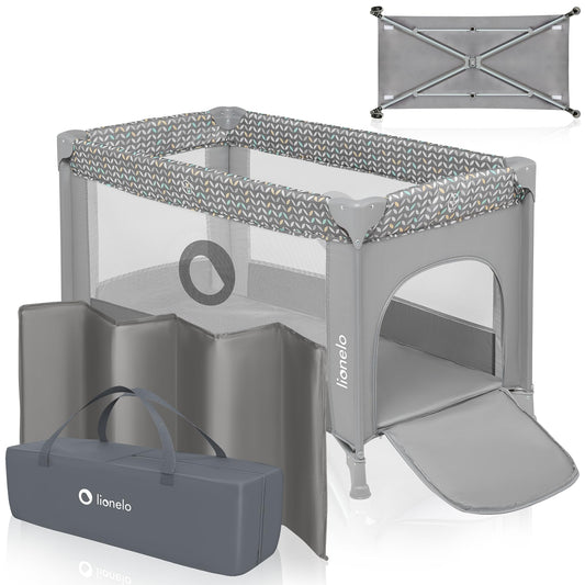 Lionelo Stefi reisivoodi beebile, hall, LockGuard, kuni 15 kg