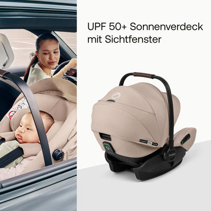 Bugaboo Otter by Nuna turvahäll Desert Taupe Melange, 0–15 kuud