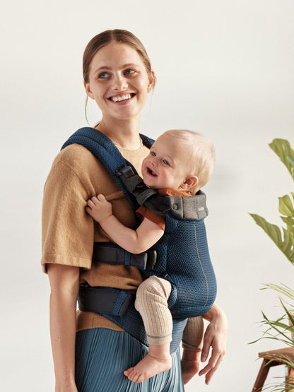 BabyBjörn kantoreppu Harmony 3D-verkkokangas, tummansininen