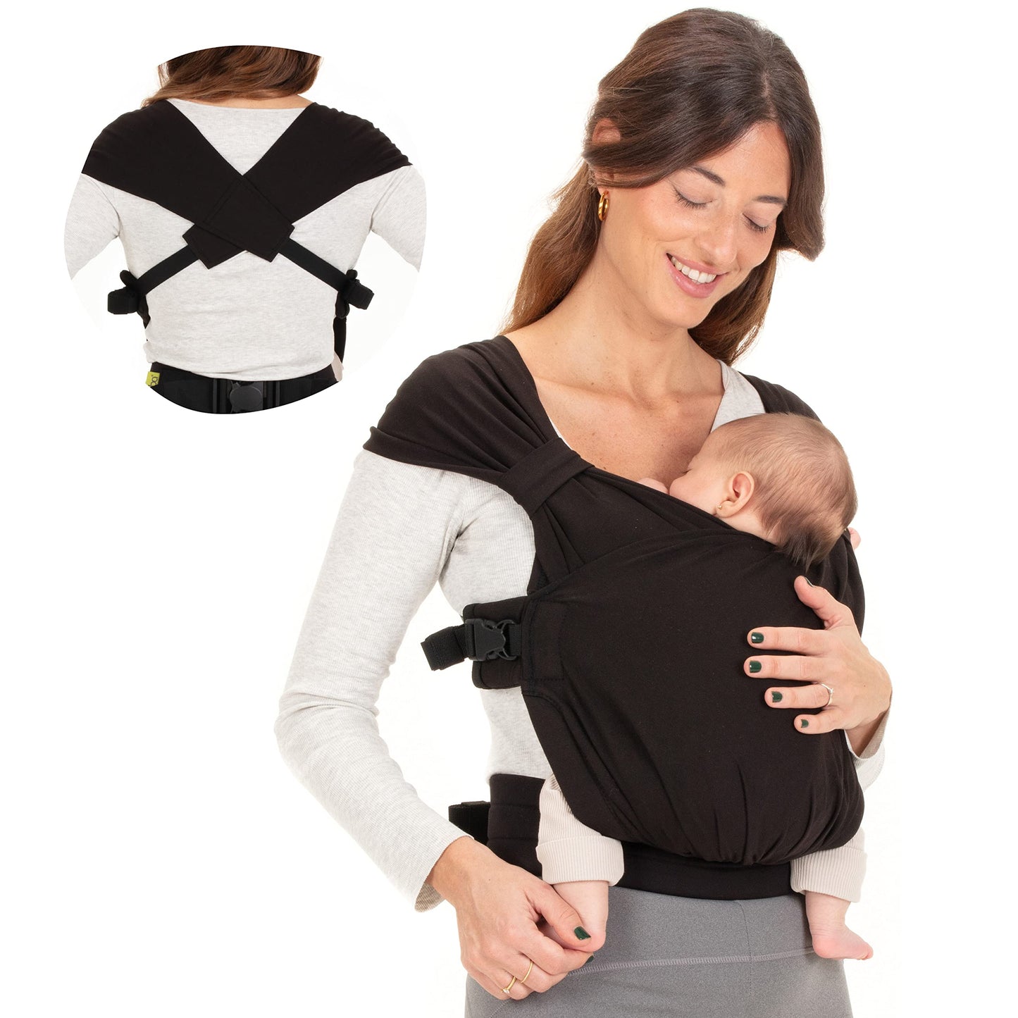 Boba Bliss eelseotud kandelina vastsündinust väikelapseni (3,2–16 kg), Black Bliss