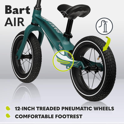 Lionelo Bart Air 12″ tasakaaluratas lastele – Green Forest