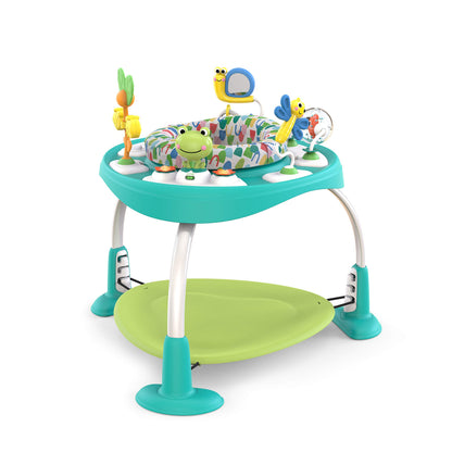 Bright Starts Bounce Bounce Baby 2-ühes hüppetool ja mängulaud, Playful Pond, 6+ kuud