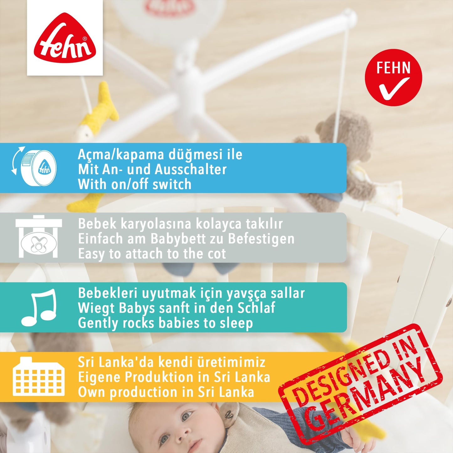 Fehn Safari voodikarussell, Brahmsi hällilauluga
