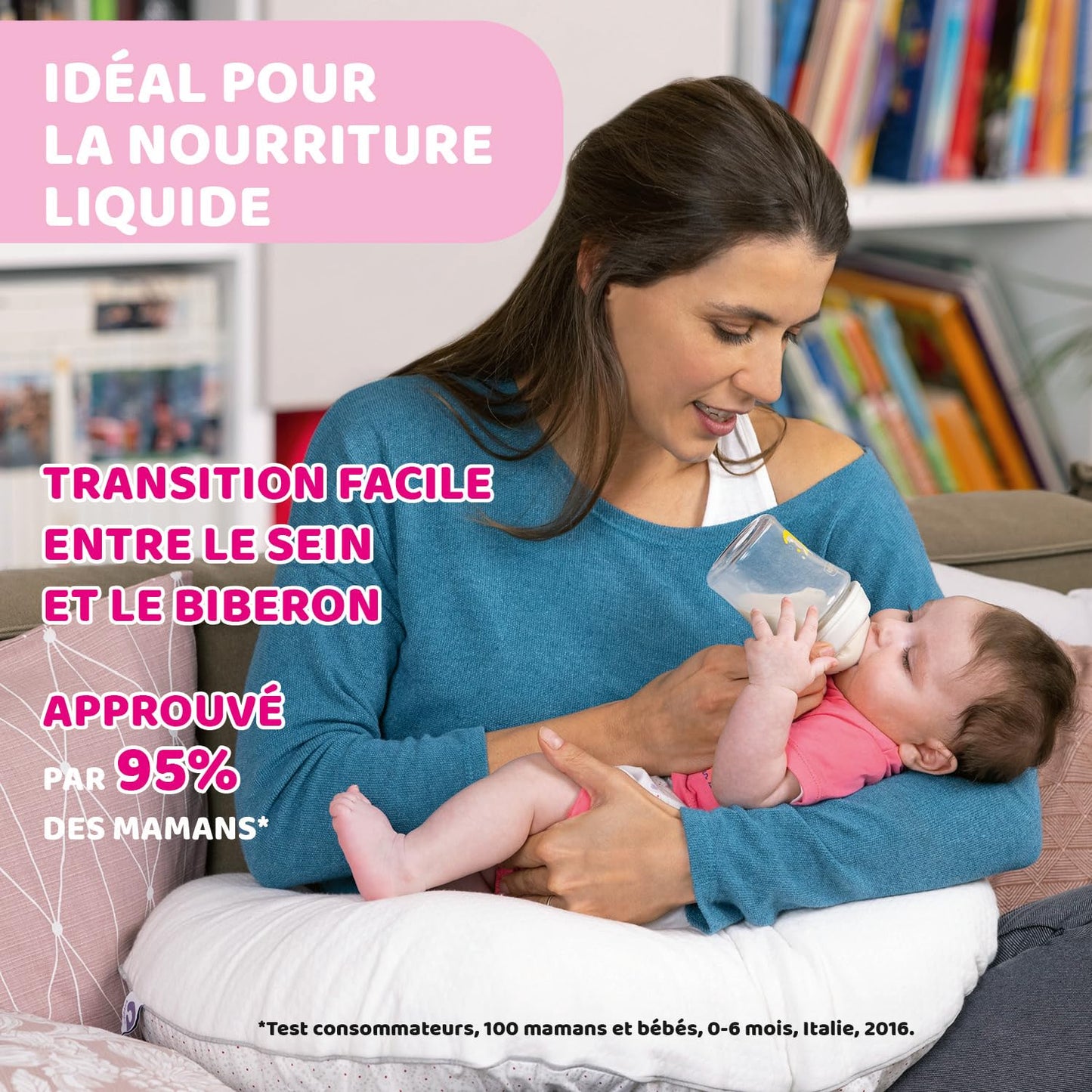 Chicco Natural Feeling koolikutevastane lutipudel, 150 ml, 0+ kuud