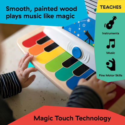 HAPE Baby Einstein Magic Touch puidust klaver, Montessori muusikamänguasi (6–36 kuud)