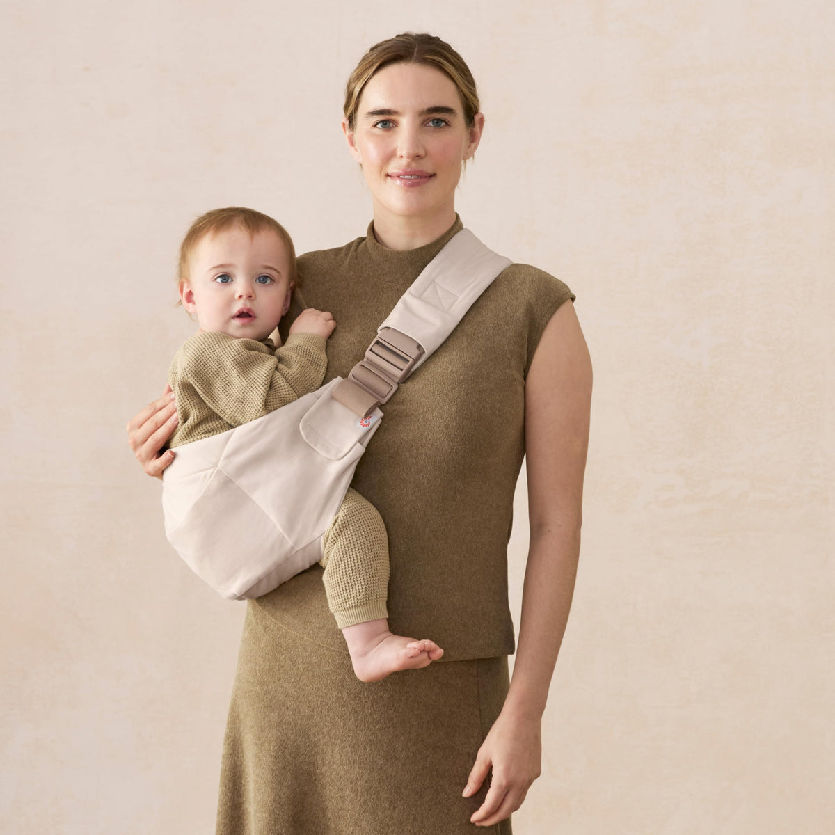 Ergobaby Upsie Sling -lantiokantoreppu, Natural Beige, 6–48 kk