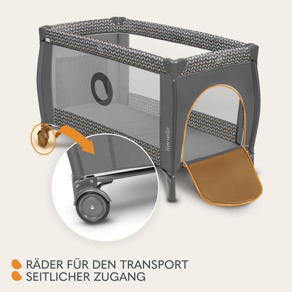 Lionelo Sven Plus 4-in-1 vauvansänky Grey Scandi, enintään 15 kg