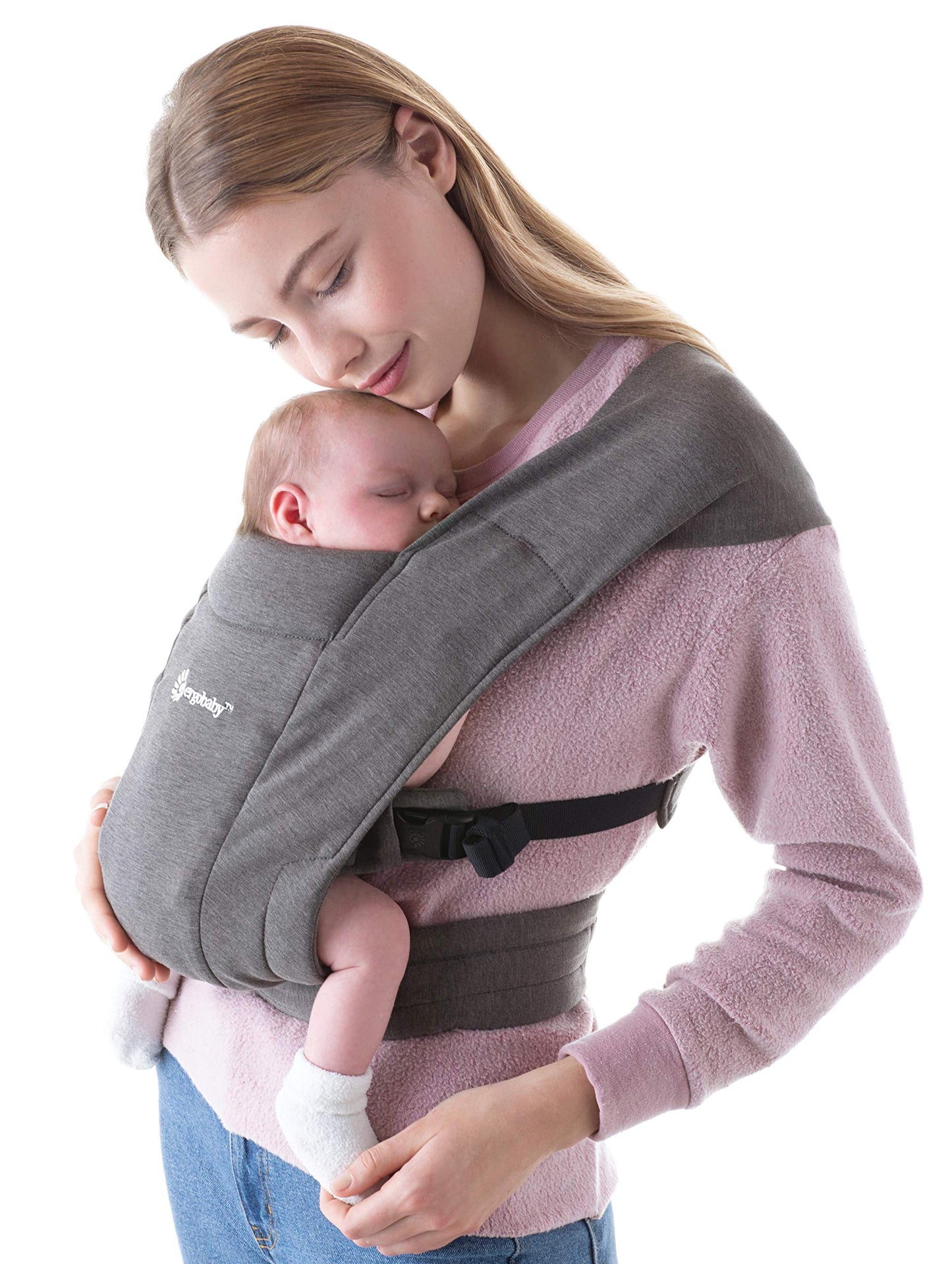 Ergobaby Embrace vastsündinu kandelina, pehme ja ergonoomiline, Heather Grey